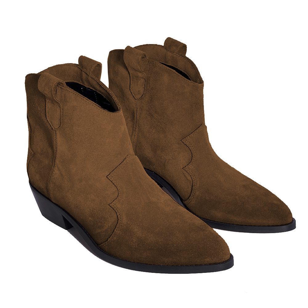 Brown suede Kendall shoes