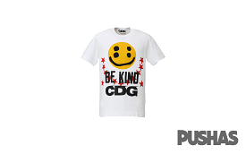 Cactus Plant Flea Market x CDG Smiley Face Be Kind T-Shirt White 2020