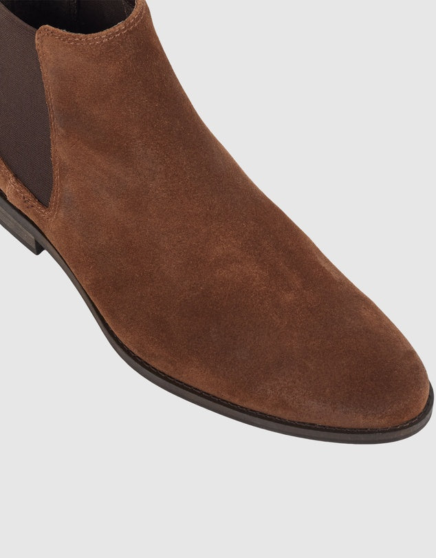 Camden suede shoes - tan oil color