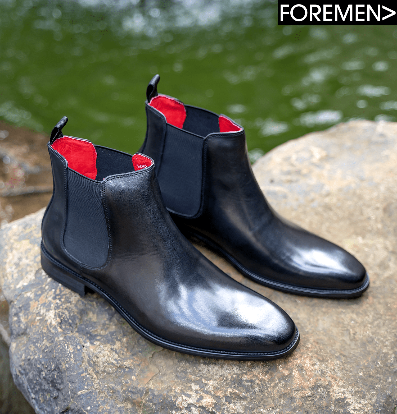 CARDIZ Black Leather Chelsea Boots - Shop Now