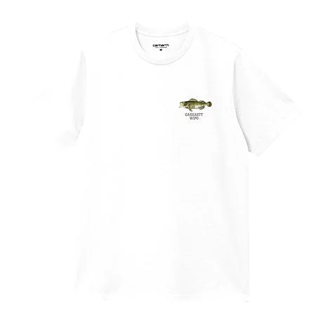 Carhartt WIP Short Sleeve Fish Tee - White