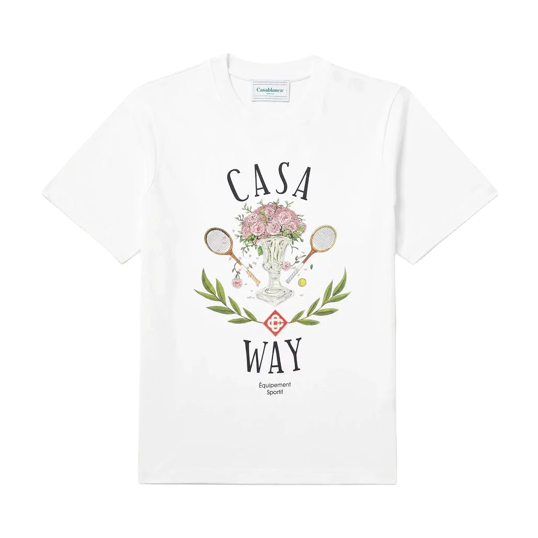 Casablanca Casa Way Logo T-Shirt in White