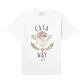 Casablanca Casa Way Logo T-Shirt in White