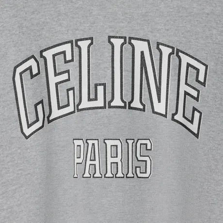 Celine loose cotton fleece sweatshirt 2Y13E649W.09NO.