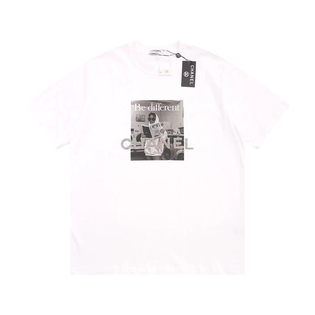 CHANEL 24SS unique short-sleeved tee in White - 1.10