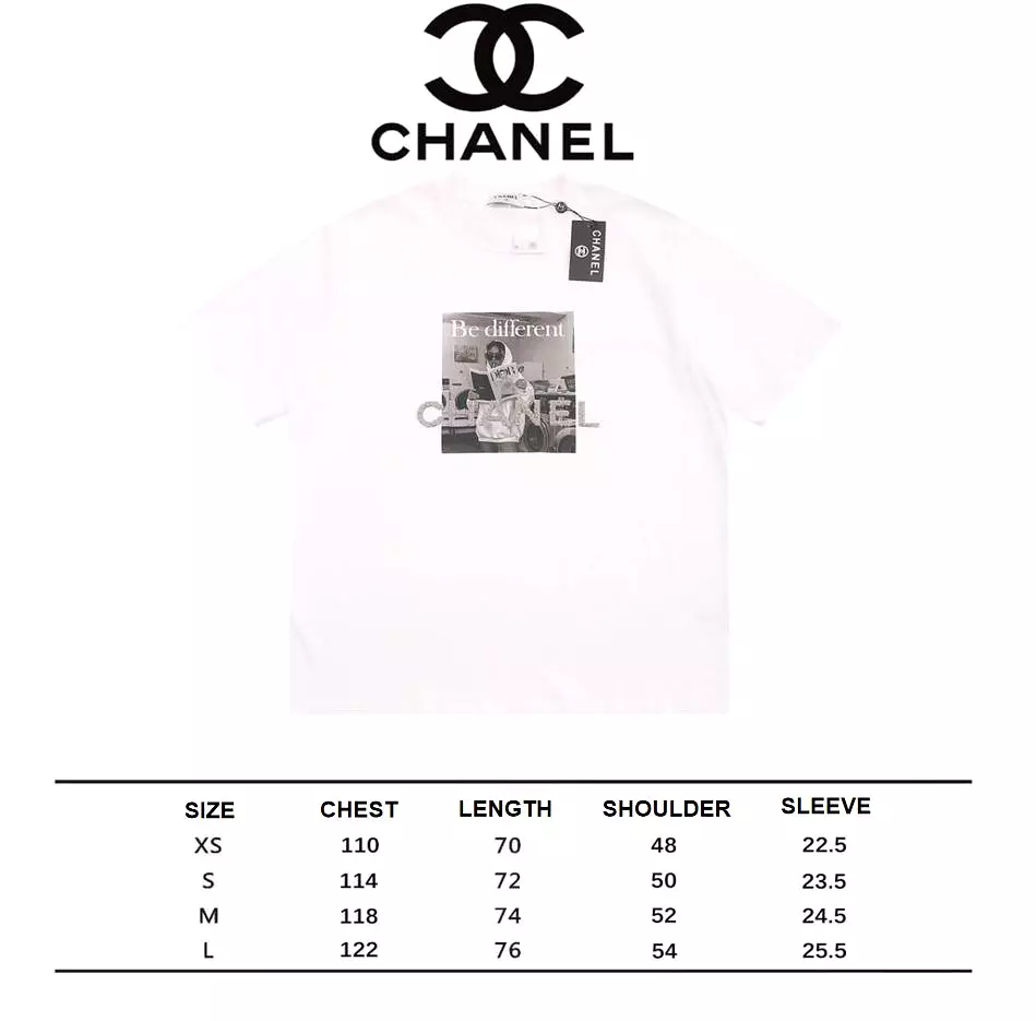 CHANEL 24SS unique short-sleeved tee in White - 1.10