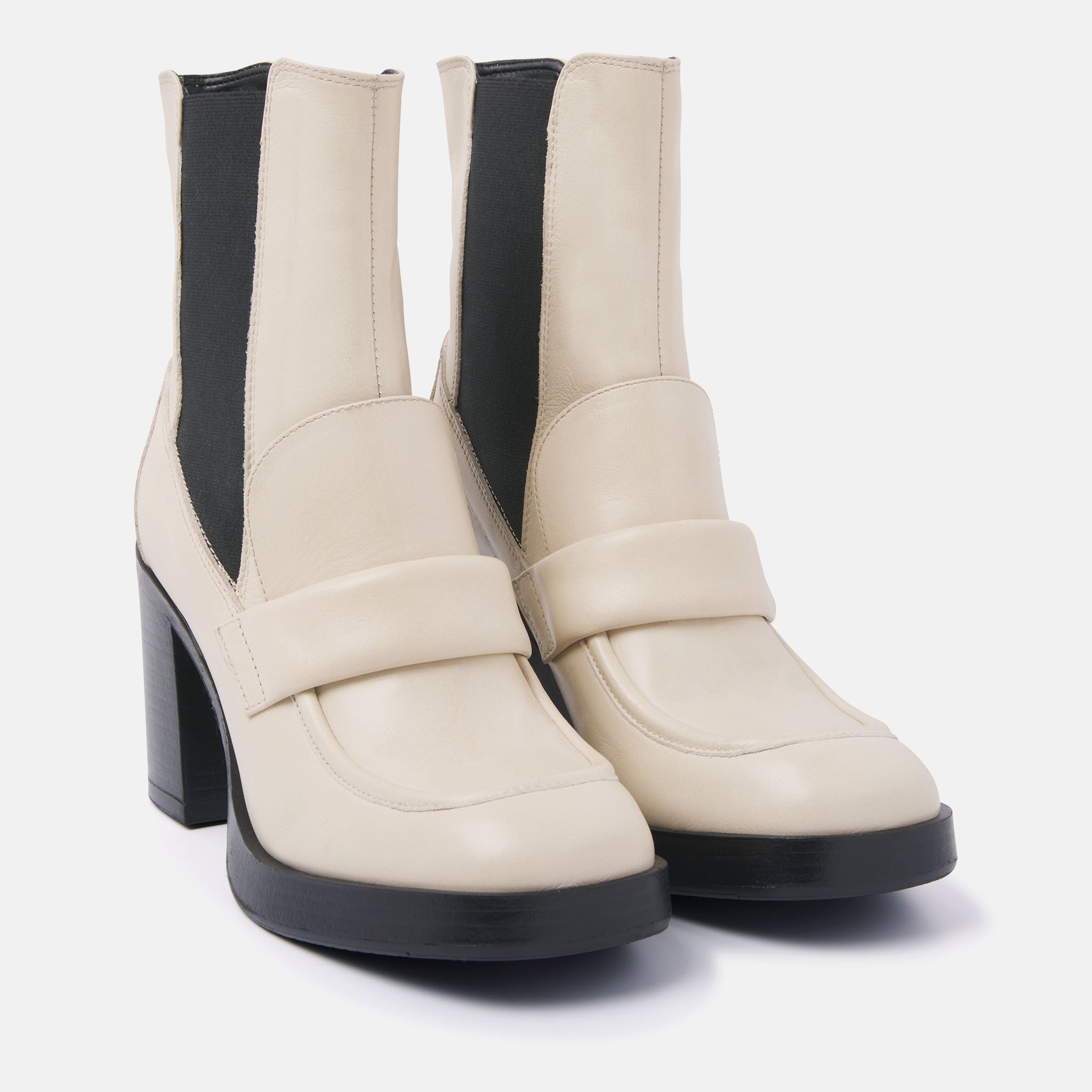 Chelsea Boots Ecru