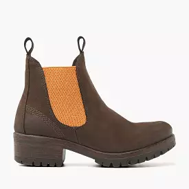 Chelsea Boots in Brown-Orange