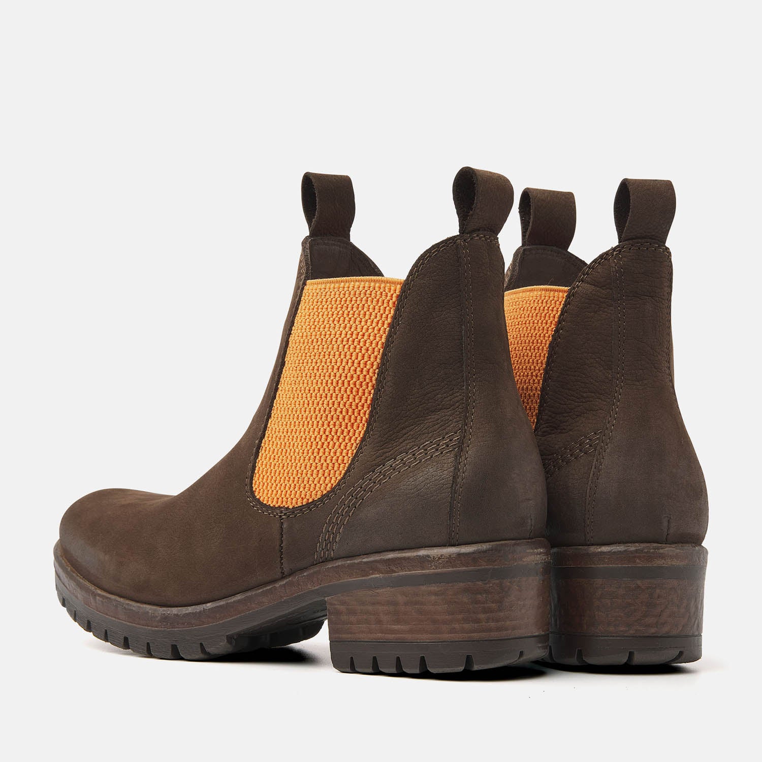 Chelsea Boots in Brown-Orange