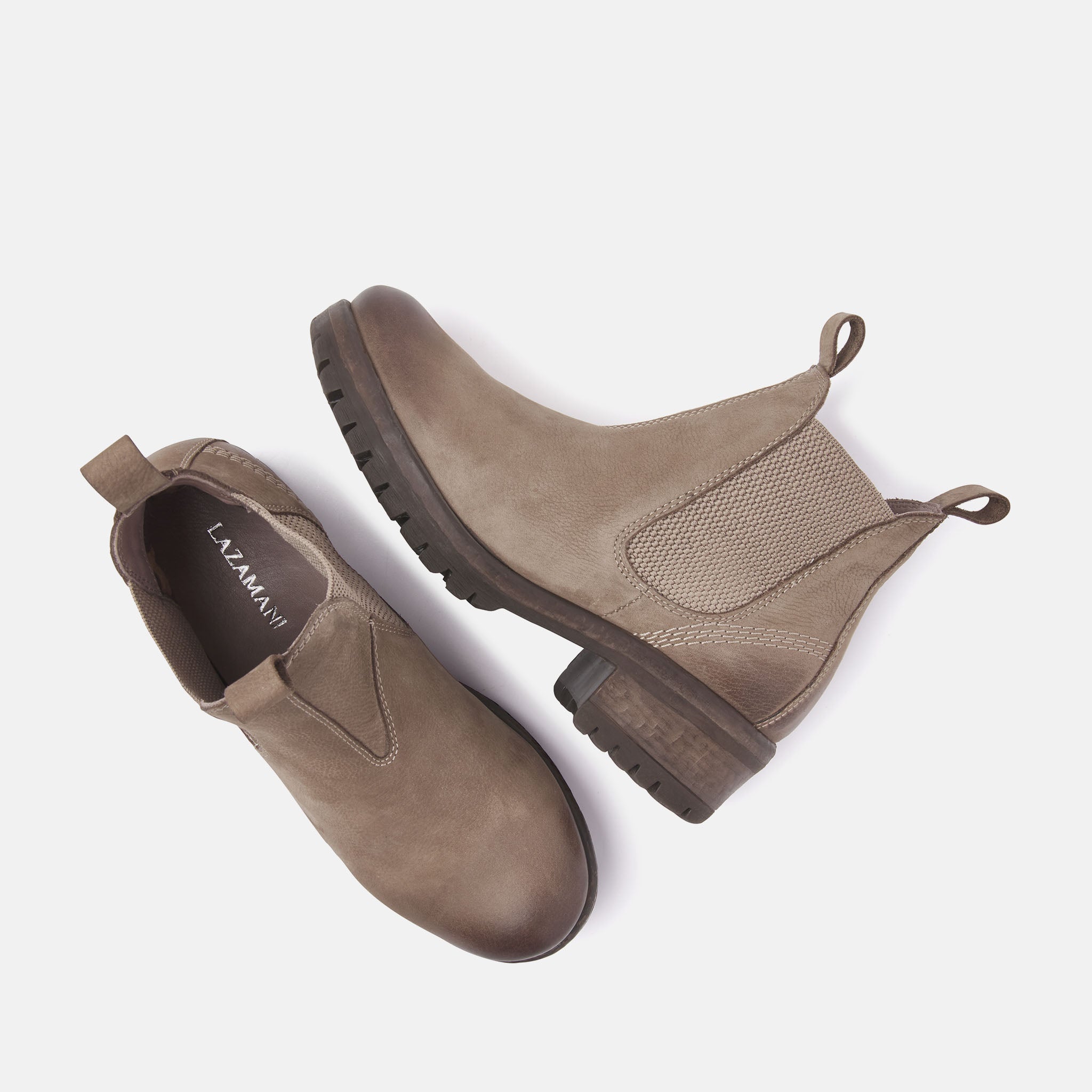 Chelsea boots taupe.