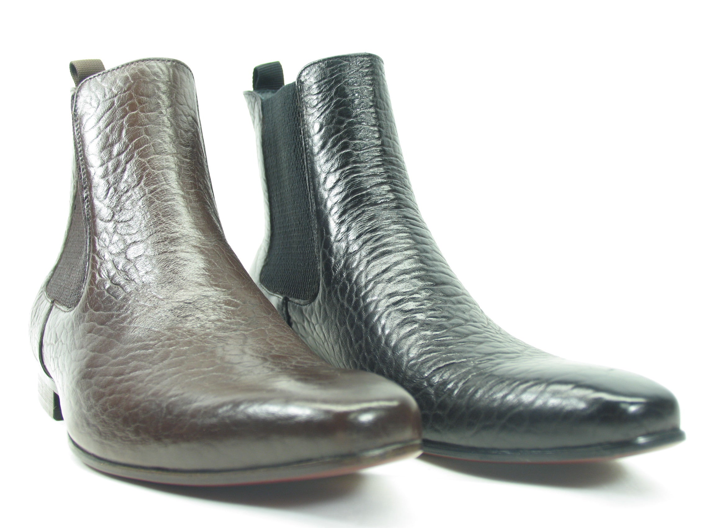 Chelsea Boots with Textured Finish