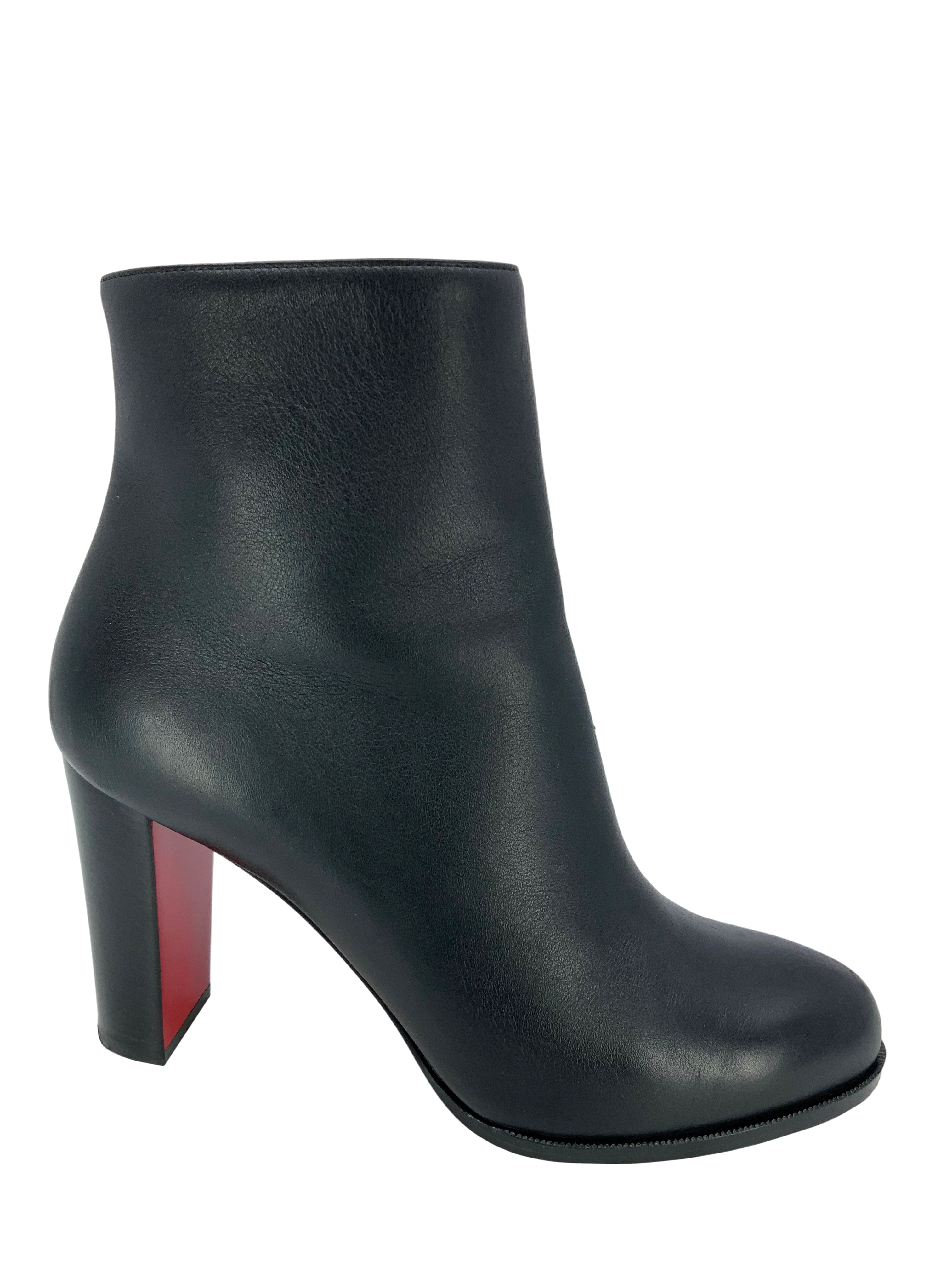 Christian Louboutin Leather Ankle Boots Size 9 - Adox 85