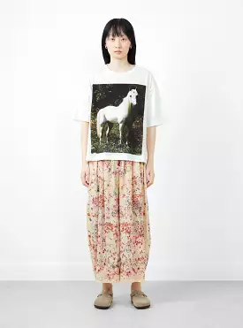 Classic White Horse T-Shirt.