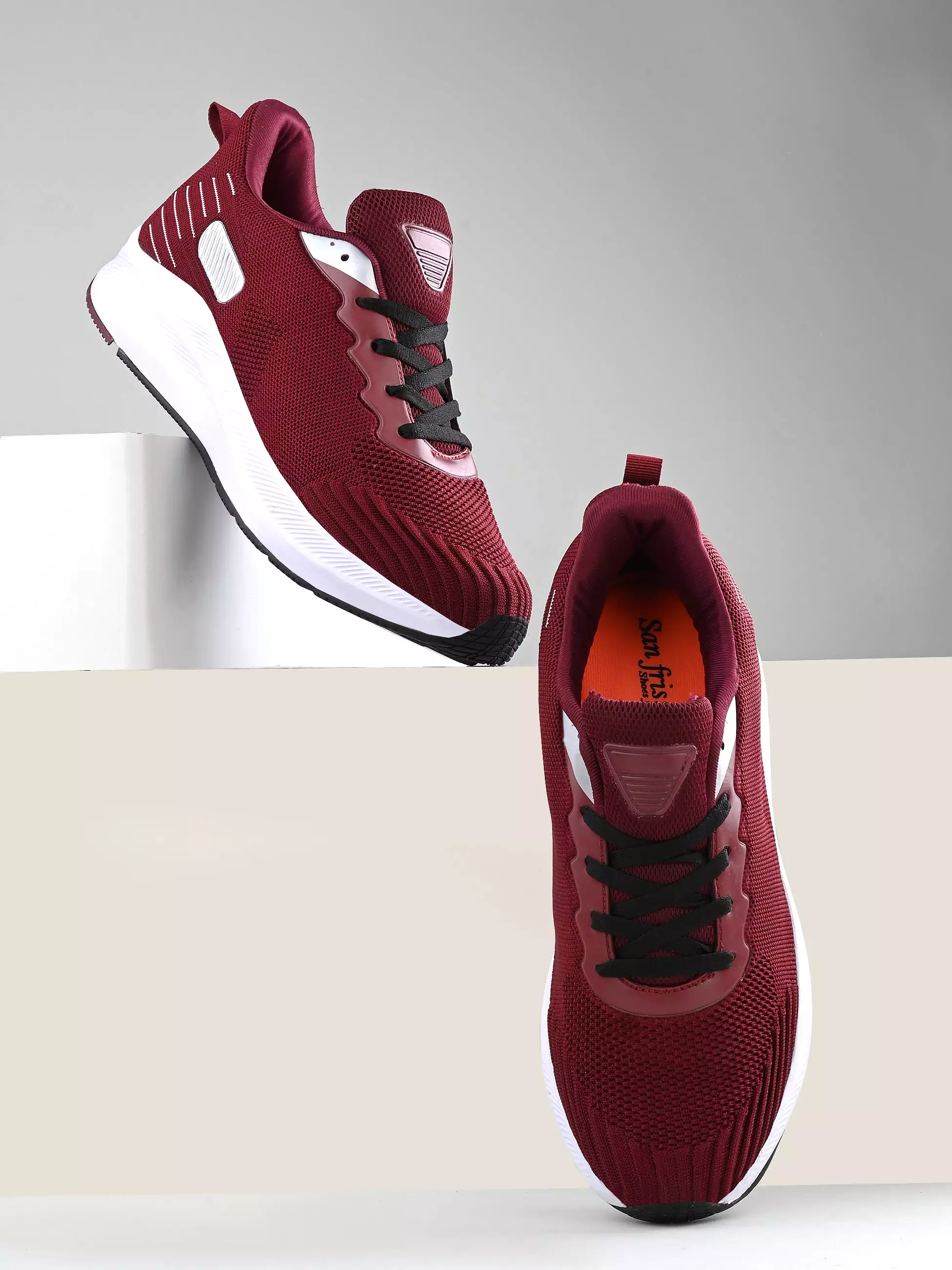 Cloud Maroon Casual Shoes