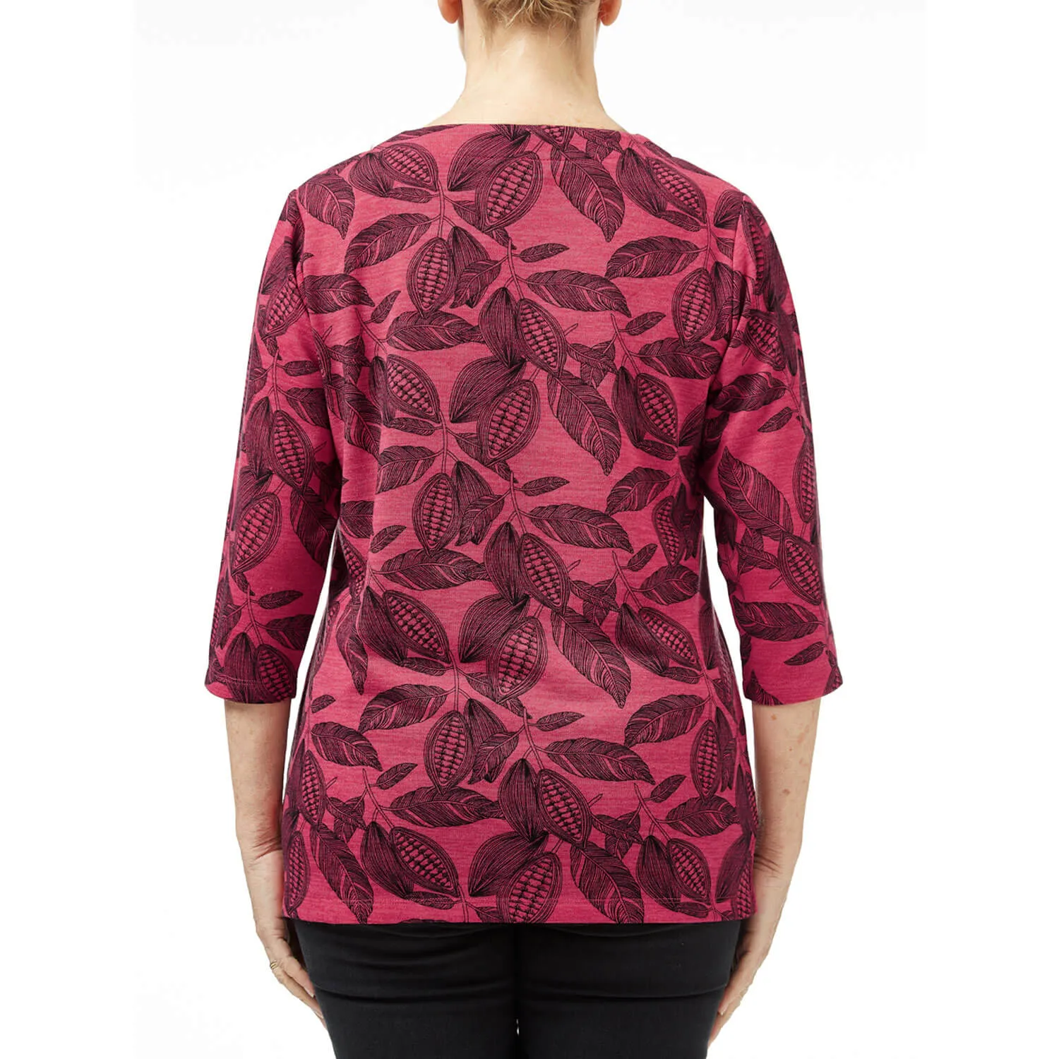 Coco Print Panel Blouse