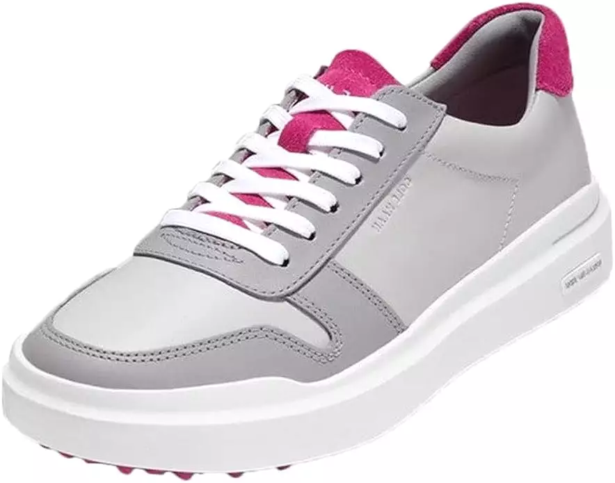 Cole Haan Grandpro Golf Shoes Microchip Waterproof Lace Up Leather Sneakers