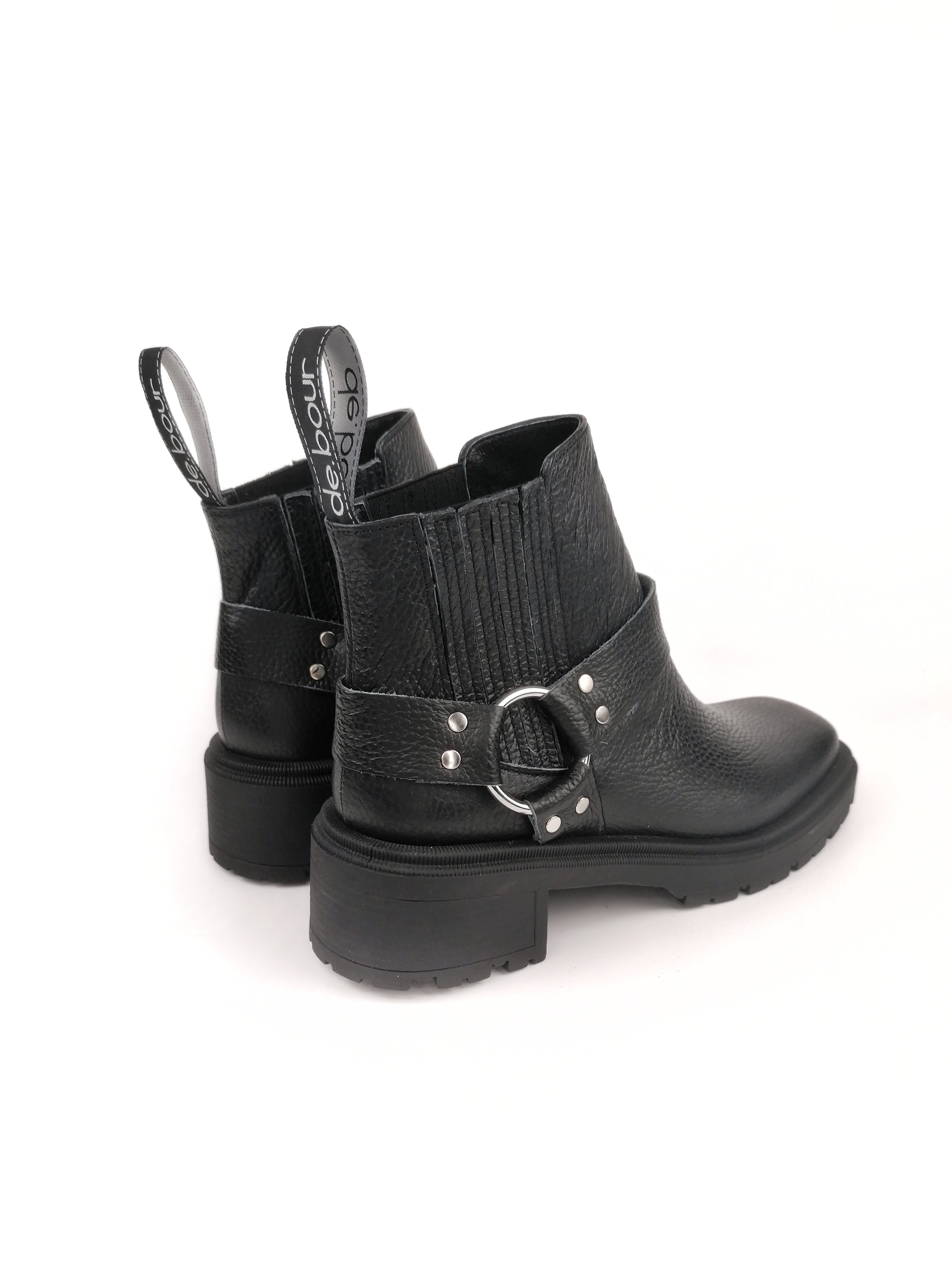 Colette Chelsea Boots in Black Leather