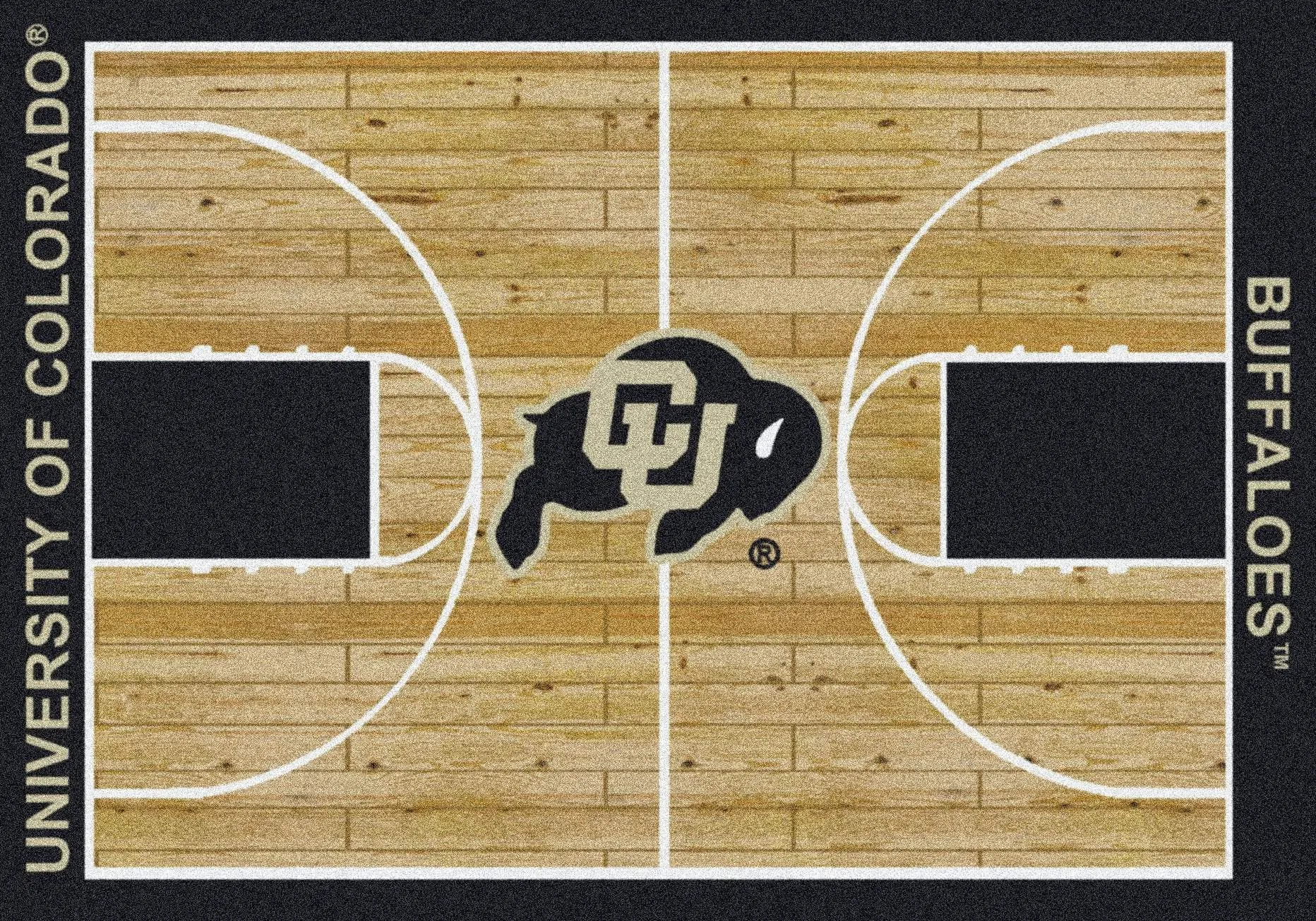 Colorado Buffaloes Milliken Home Court Novelty Area Rug