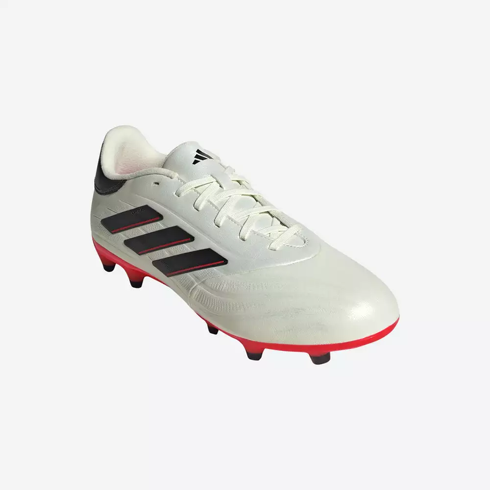 Copa Pure II League FG Football Boots - Ivory/Black/Solar Red - Adidas