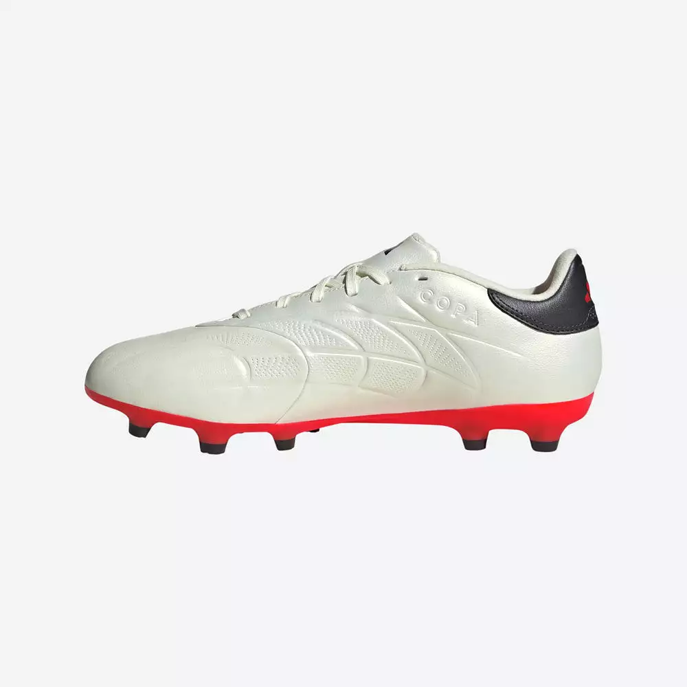 Copa Pure II League FG Football Boots - Ivory/Black/Solar Red - Adidas