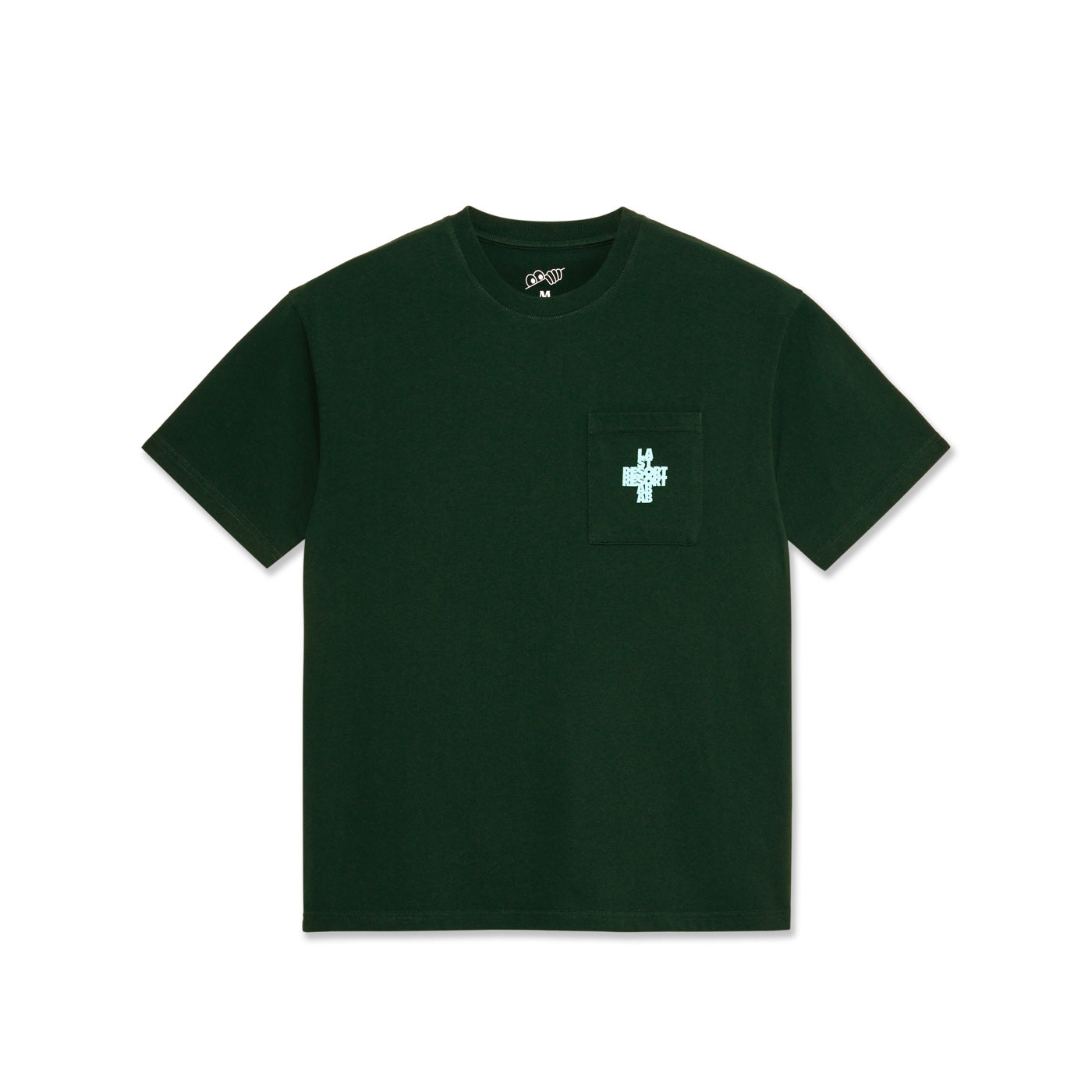 Cross Pocket T-Shirt - Washed Green