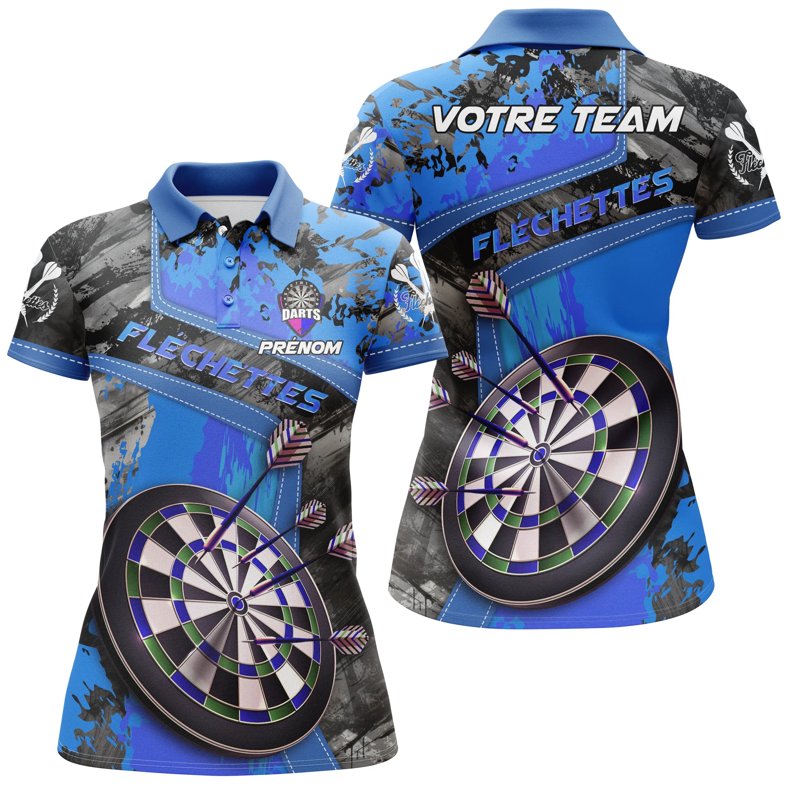 Custom Dart Polo Shirt - Hit the Bullseye in Style - CT12032466