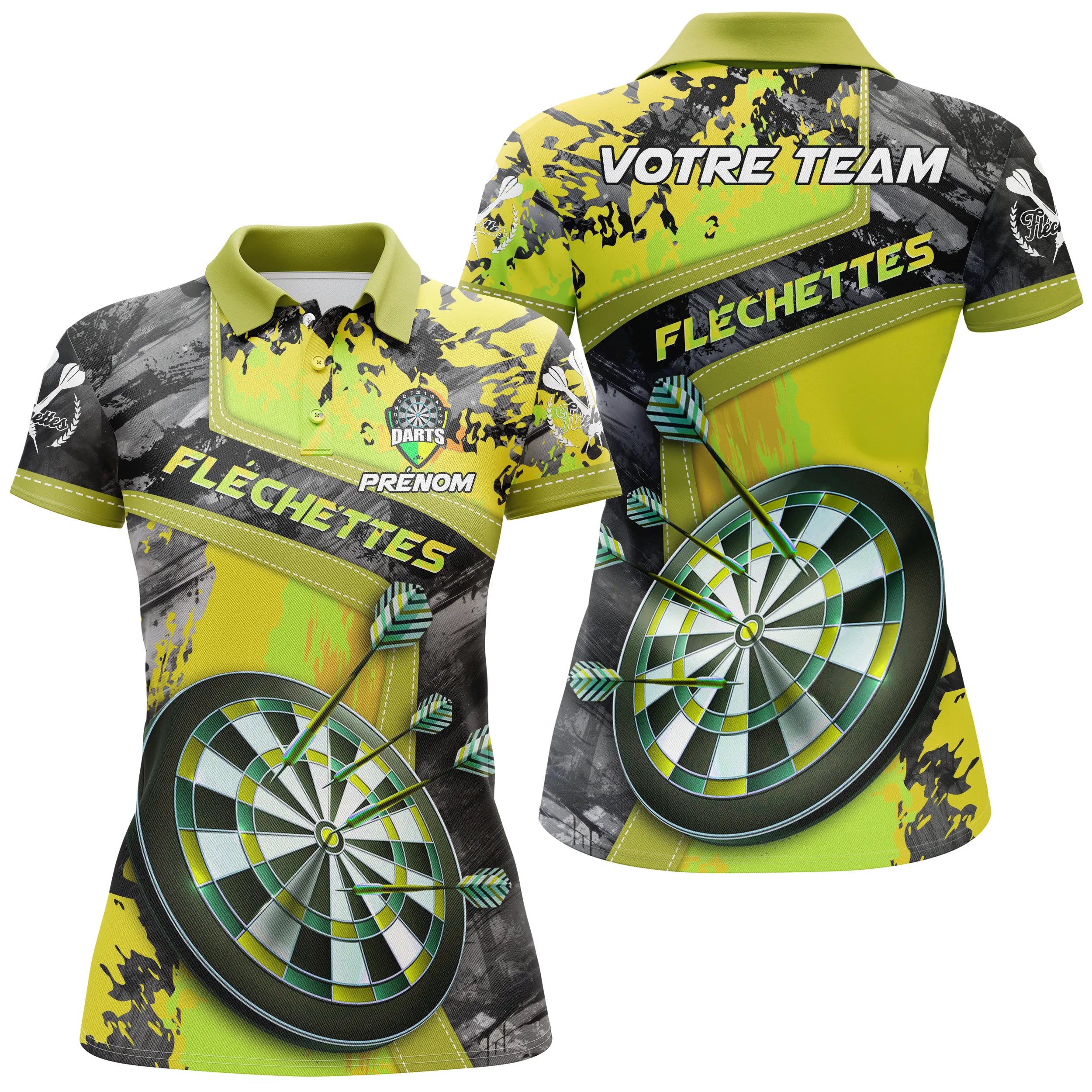 Custom Dart Polo Shirt - Hit the Bullseye in Style - CT12032466