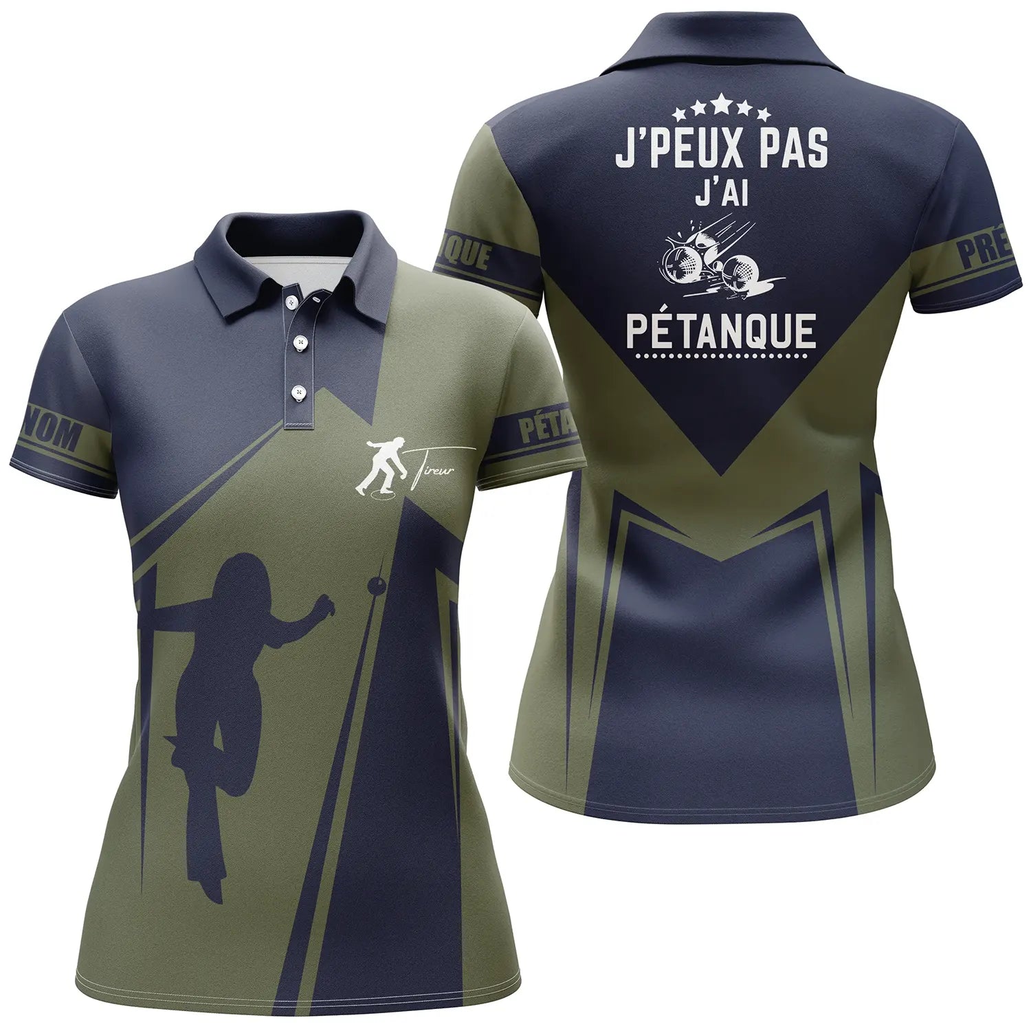 Custom Petanque Polo, Bouliste Polo, Unique Gift For Shooters, Can't Play, I have Petanque - CT14072318