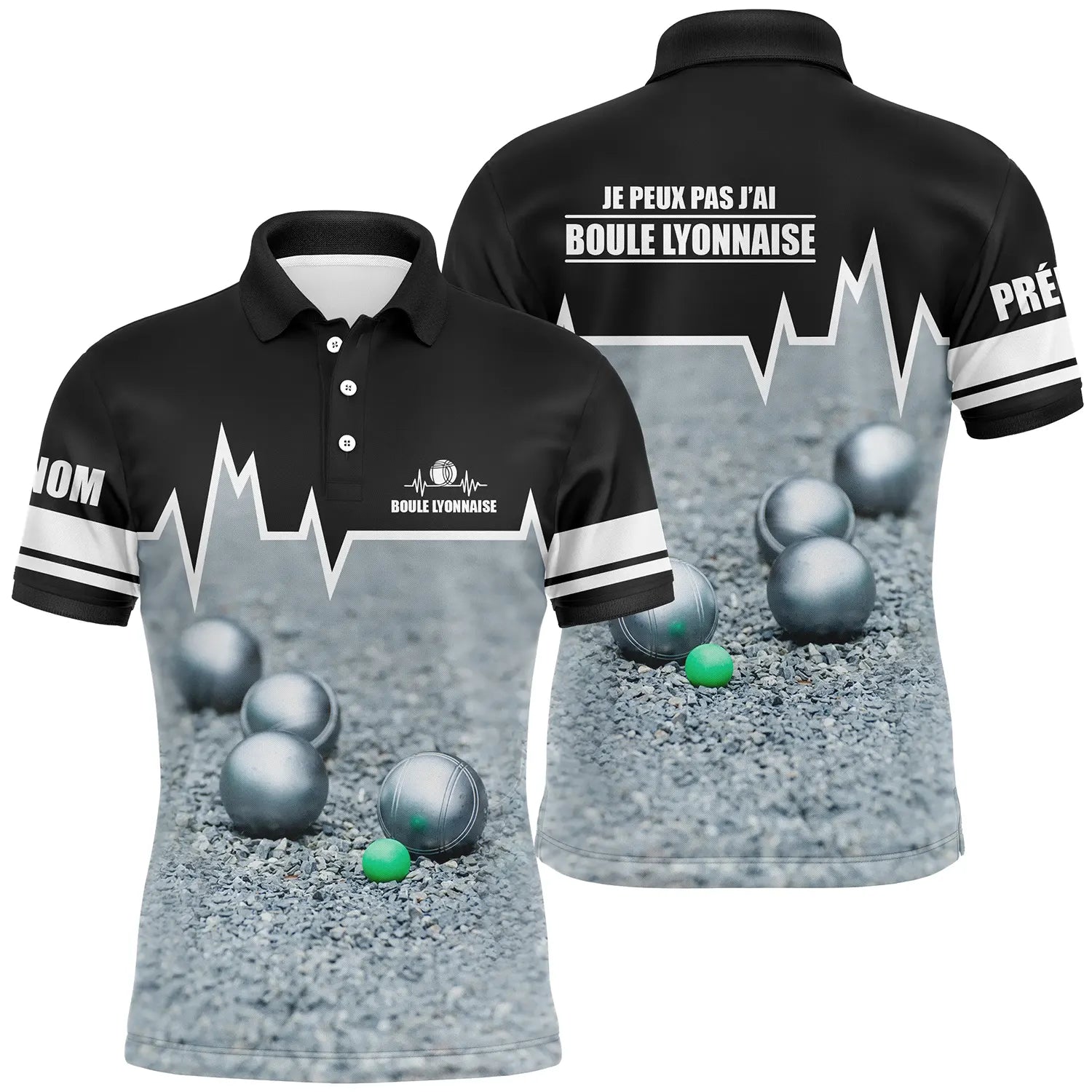 Customized Personalized Men's and Women's Polo Shirt, Funny Gift for Boules Players - CT09012436