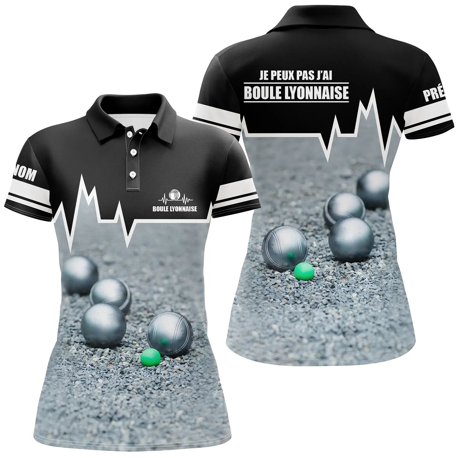 Customized Personalized Men's and Women's Polo Shirt, Funny Gift for Boules Players - CT09012436