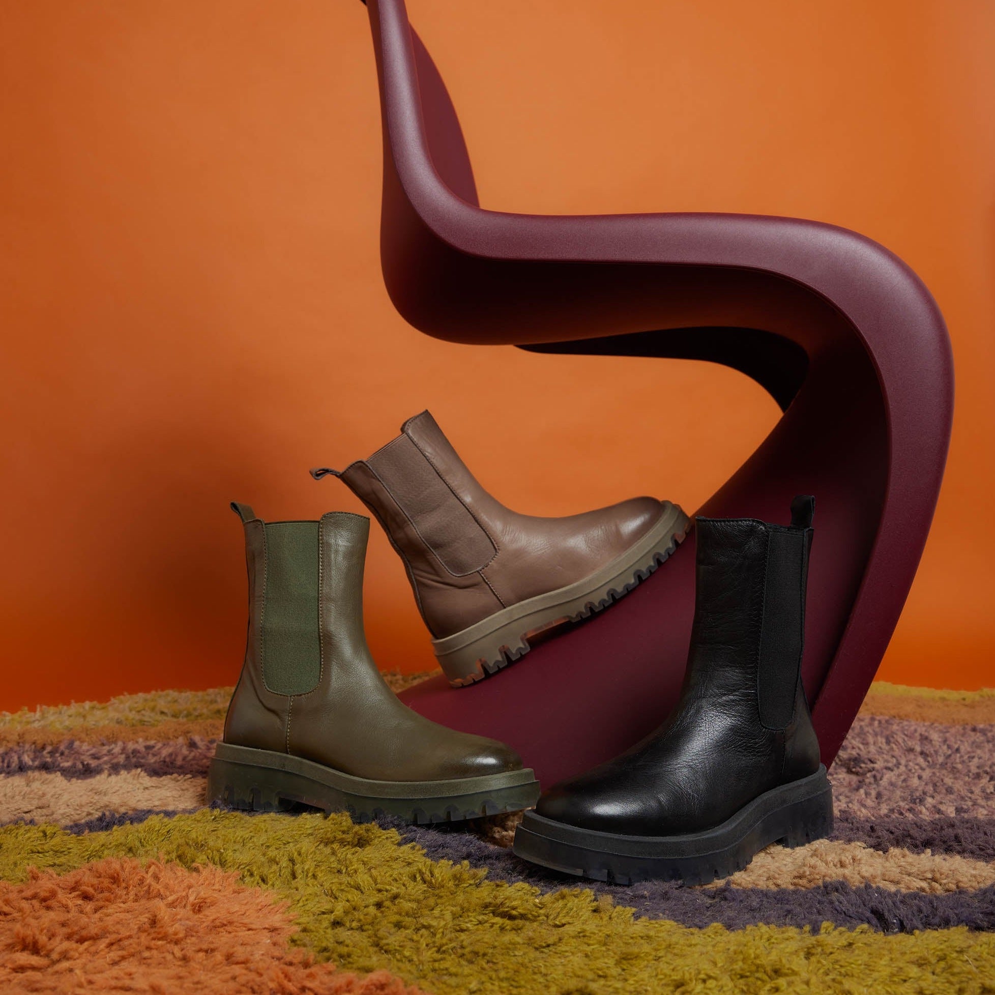 Dames Chelsea Boots, Black Dames Boots, Black Chelsea Boots