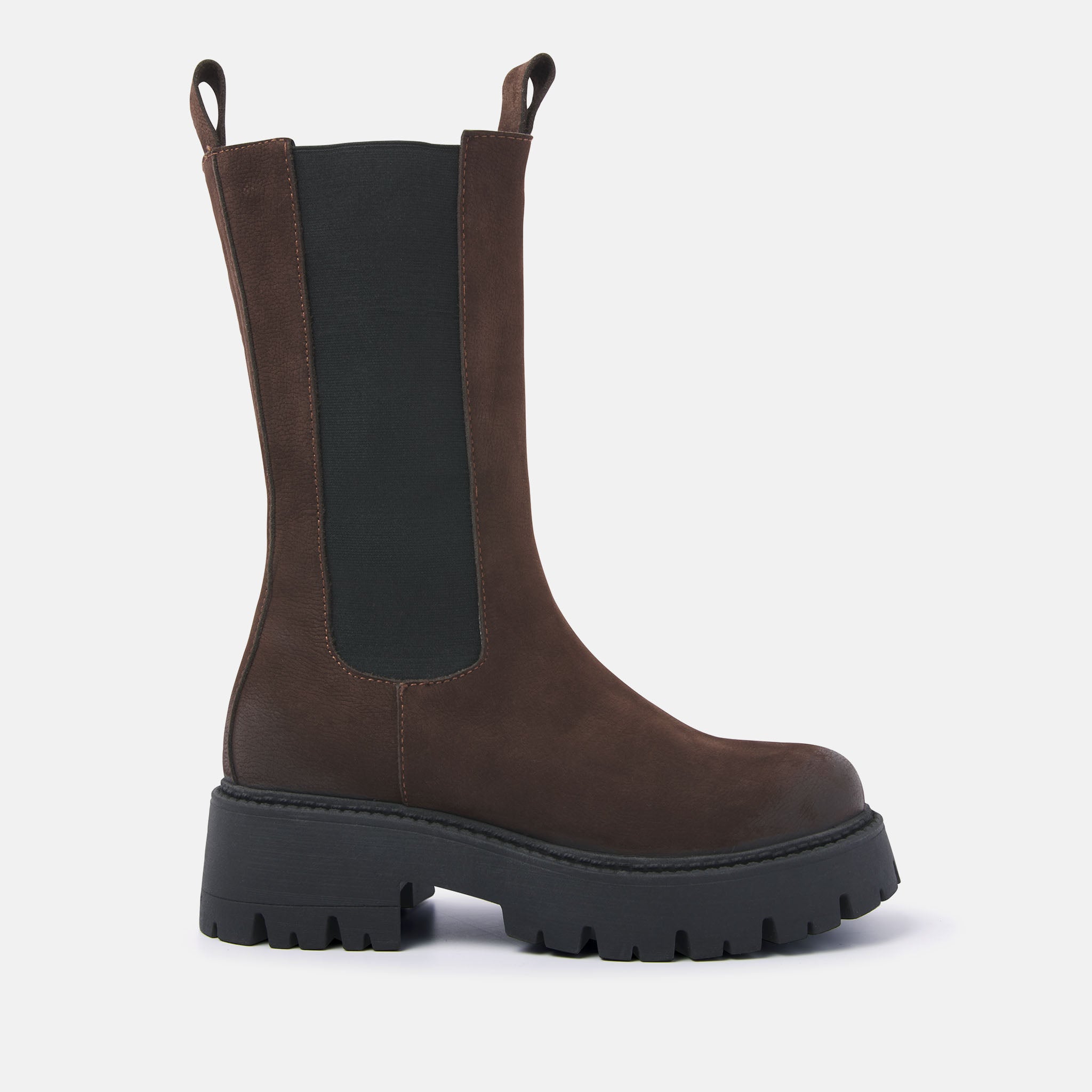 Dames Chelsea Boots Dark Brown