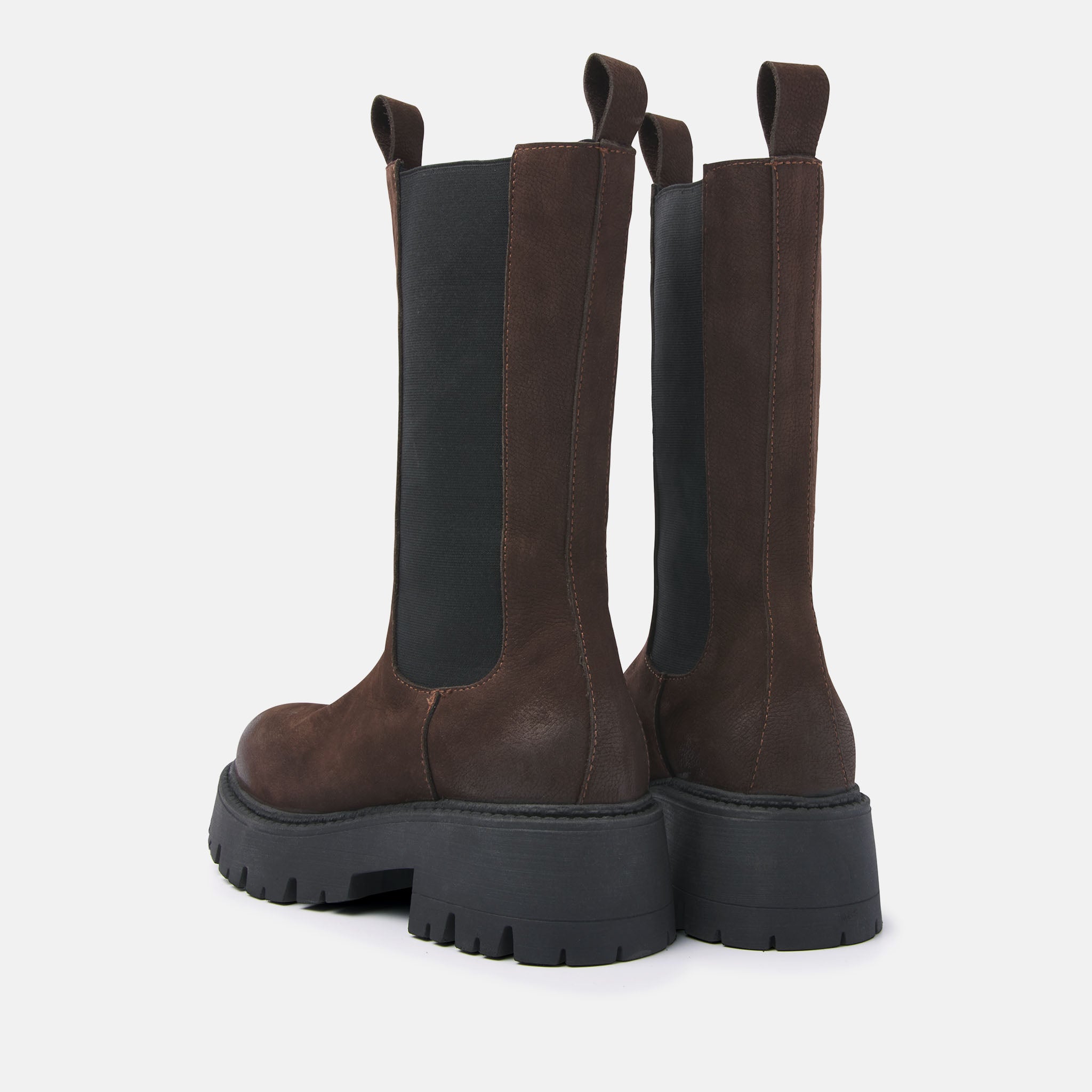 Dames Chelsea Boots Dark Brown