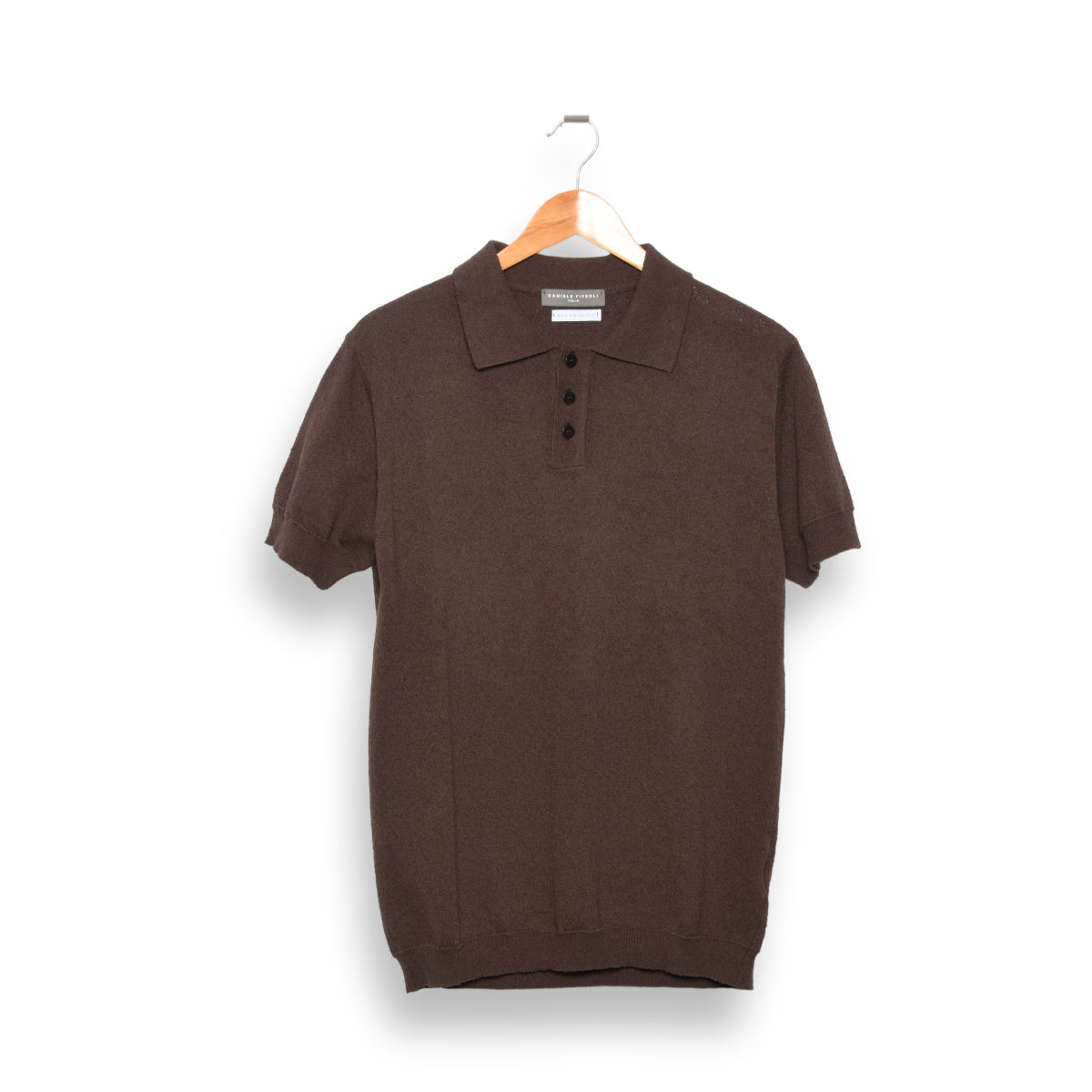 Daniele Fiesoli Polo Cotton Sponge DF 7033 33 Moka