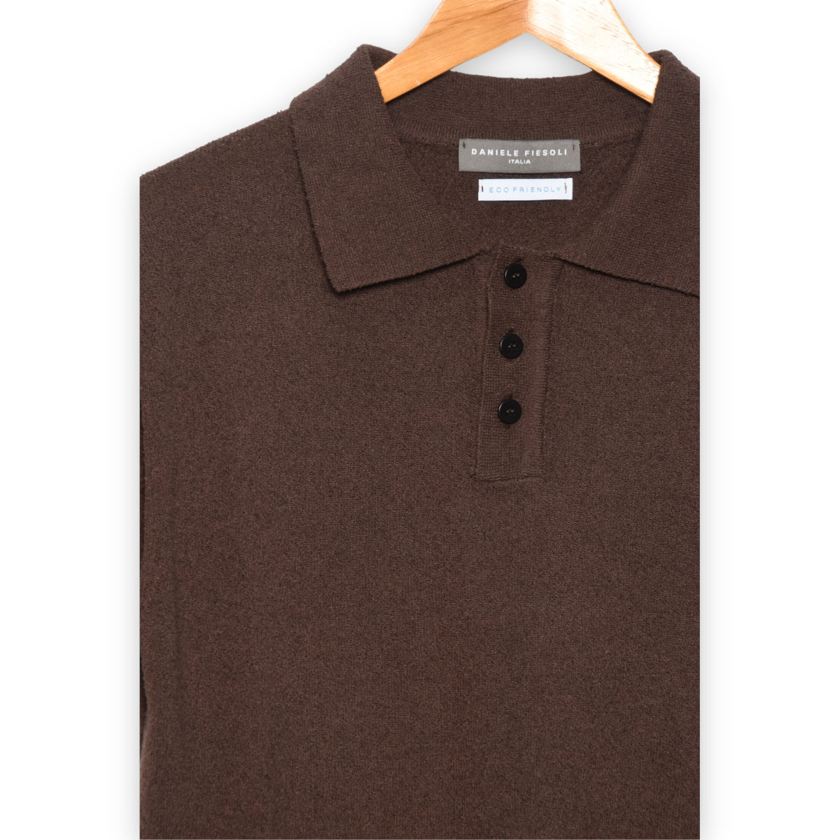 Daniele Fiesoli Polo Cotton Sponge DF 7033 33 Moka