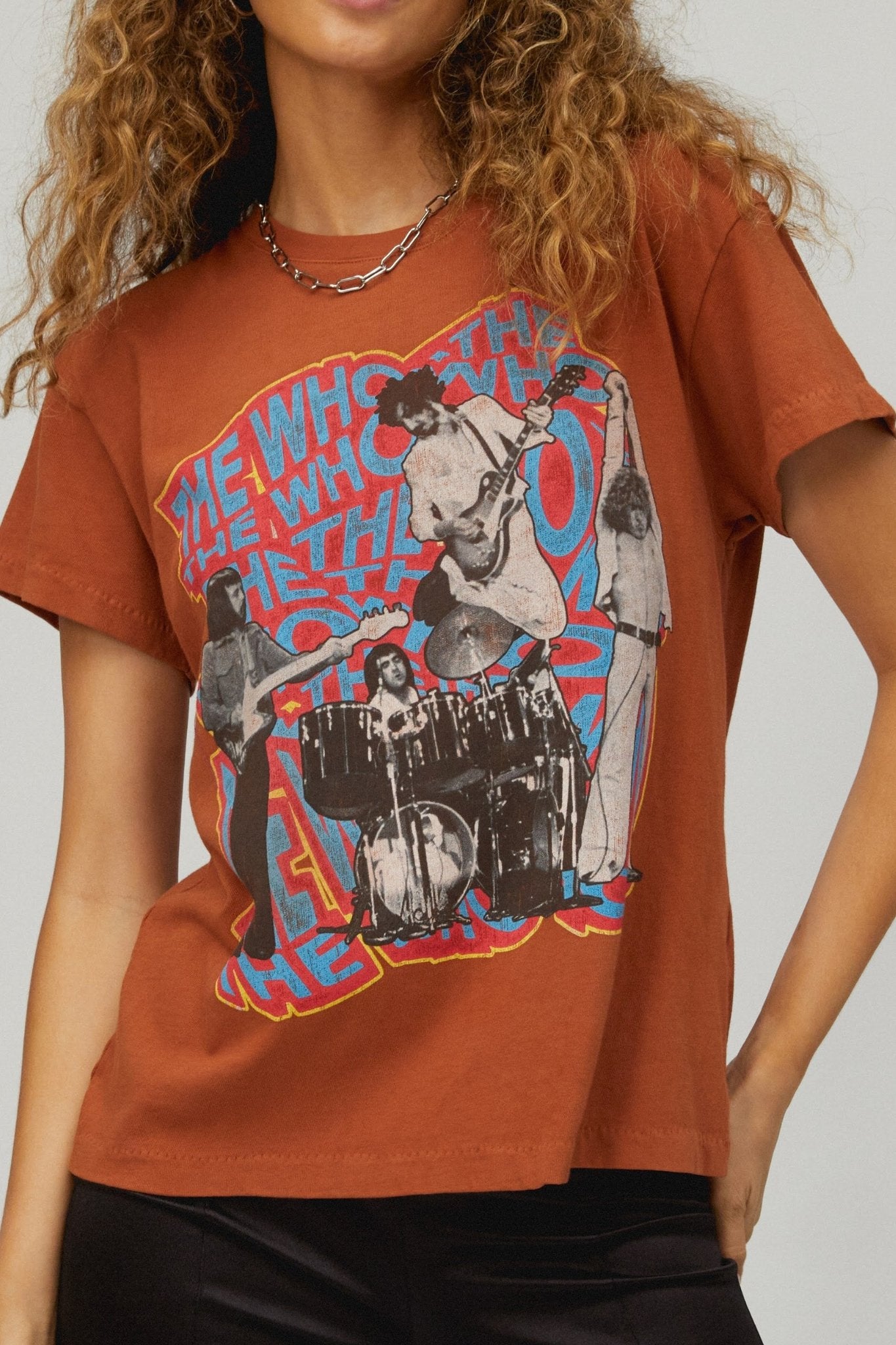 Daydreamer band tee - The Who repeated pattern - exclusive design for sale