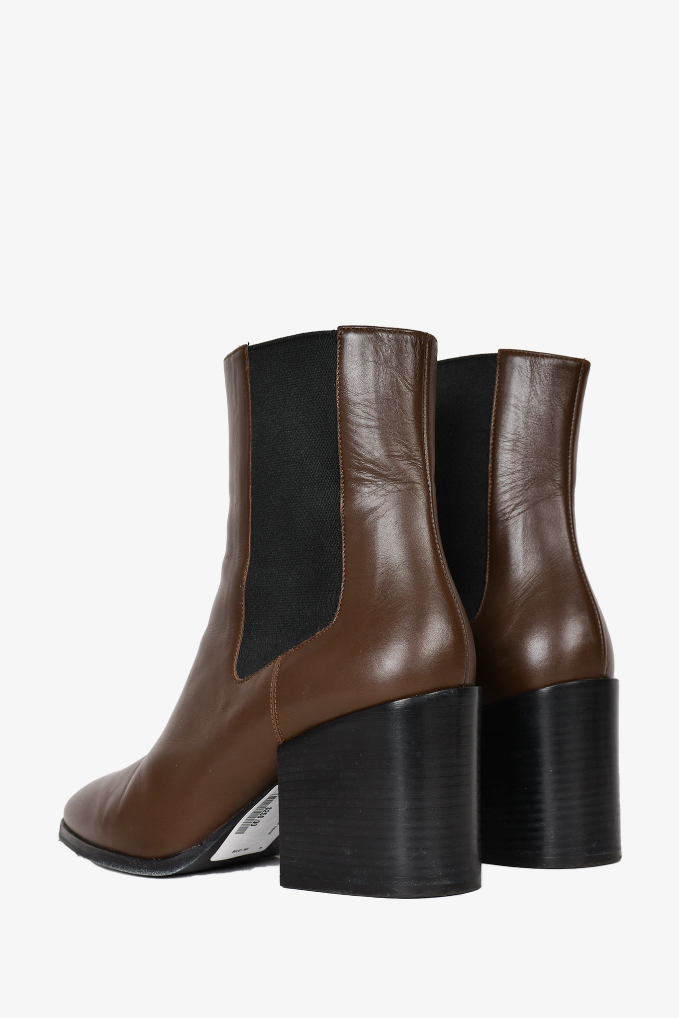 Dries Van Noten Brown Leather Chelsea Boots 39