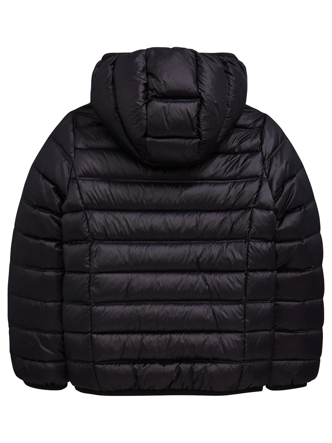 EA7 Armani Boys Lightweight Down Quilted Jacket - Black