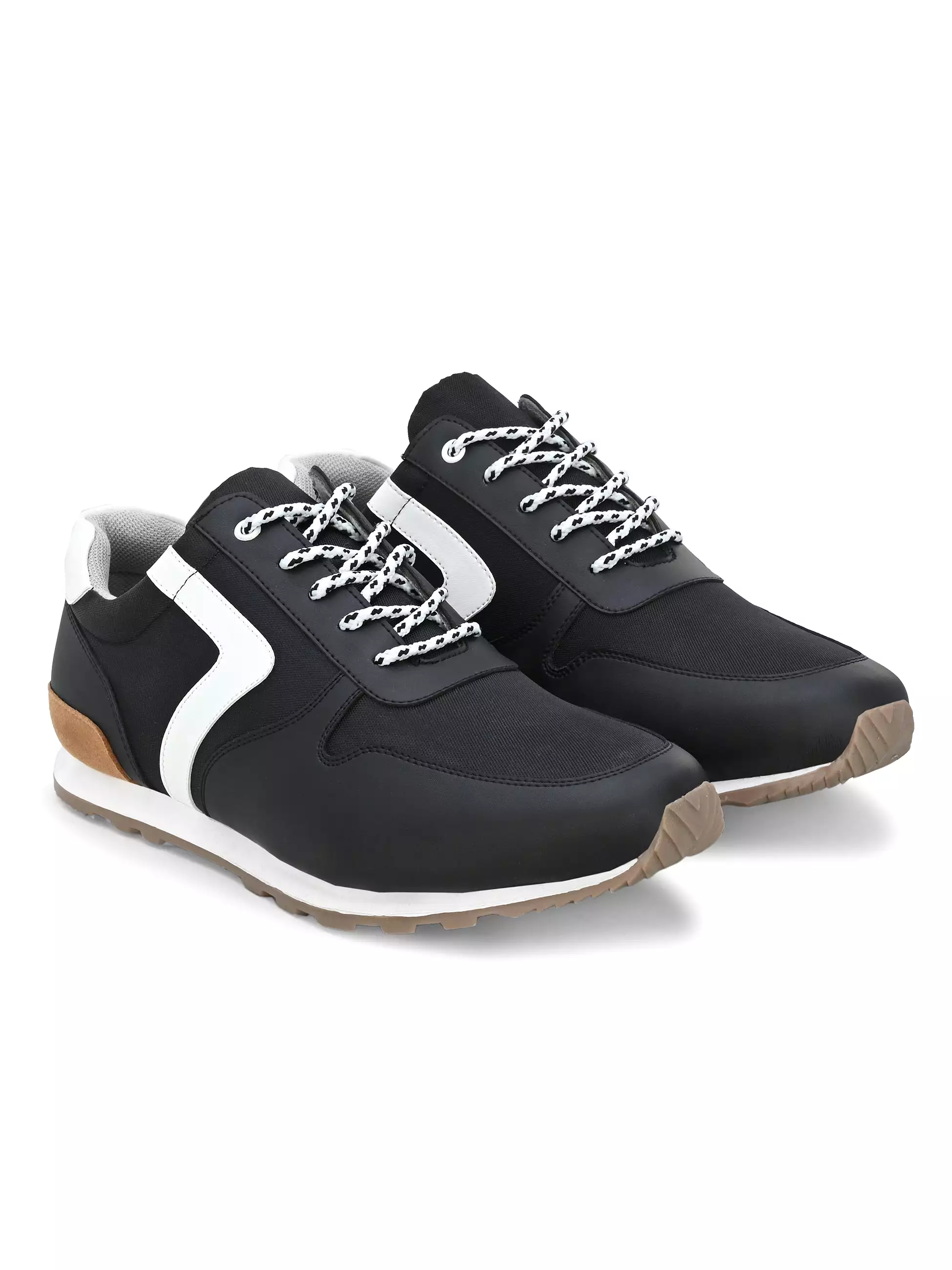 Ecru Black Casual Sneakers - Affordable Stylish Footwear for Men and Women