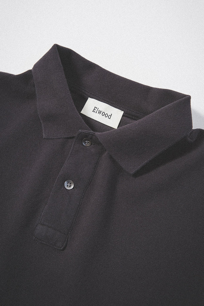 Elwood polo shirt black vintage