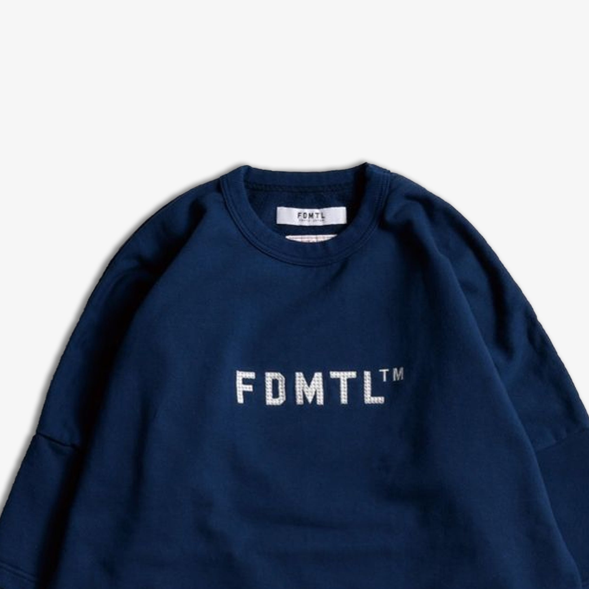 Embroidered Logo Blue Sweatshirt