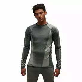 Engineered Knit Long Sleeve Baselayer Tee - Wonder Silver