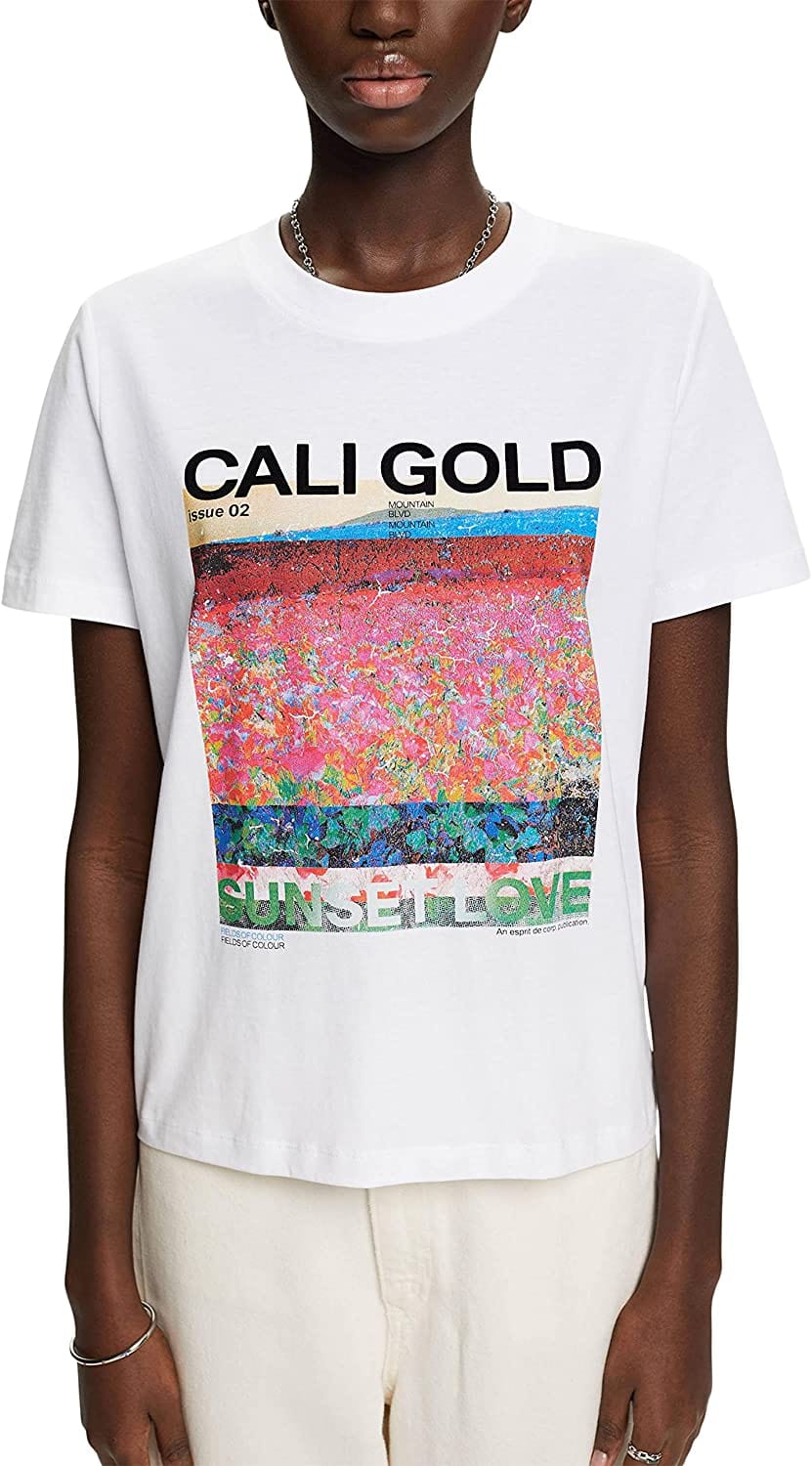 Esprit Cali Gold Tee - Short Sleeve (023CC1K305)