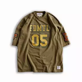 FDMTL 05 Wide Sweat Tee in Khaki - Shop Online Now