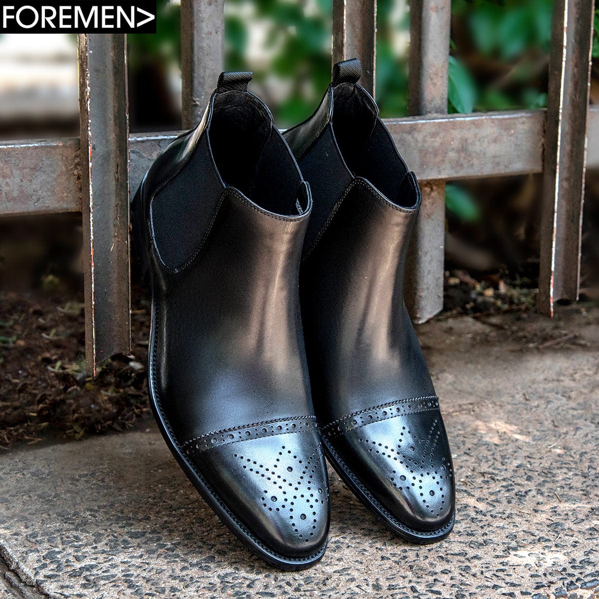 Ferrami Black Chelsea Boots