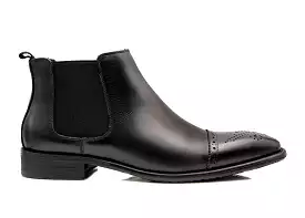 FERRAMI Black Chelsea Boots