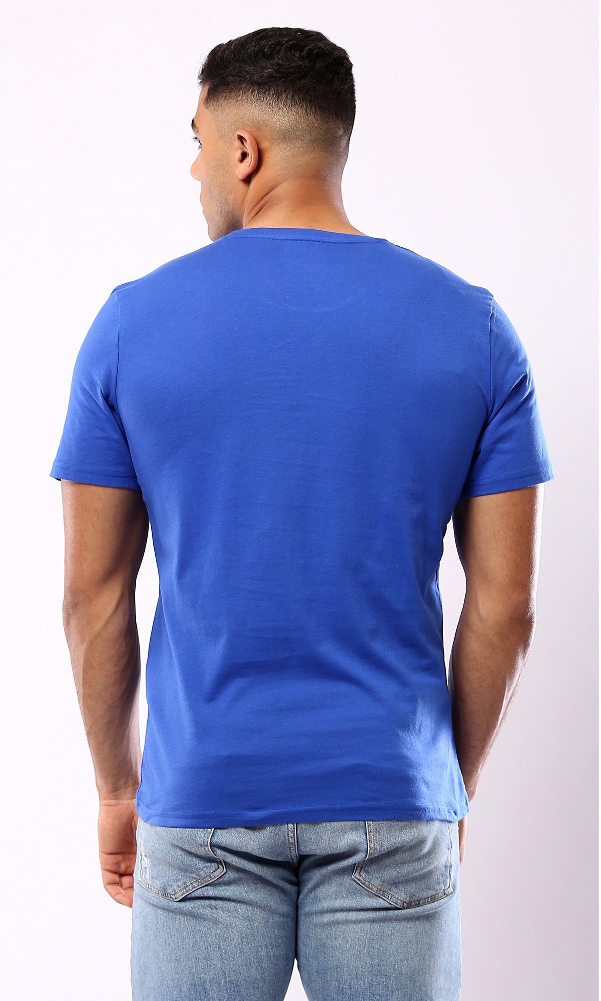 First Step Blue Cotton Summer Tee