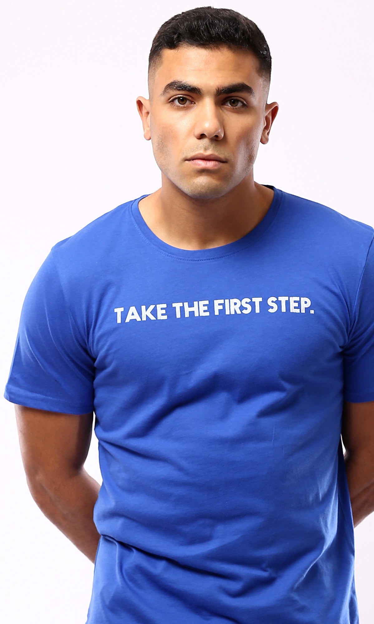 First Step Blue Cotton Summer Tee