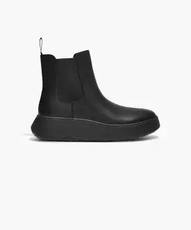 FitFlop F-mode Leather Flatform Chelsea Boots Black - PRODUCT SELECTION - FitFlop Chelsea Boots - Black