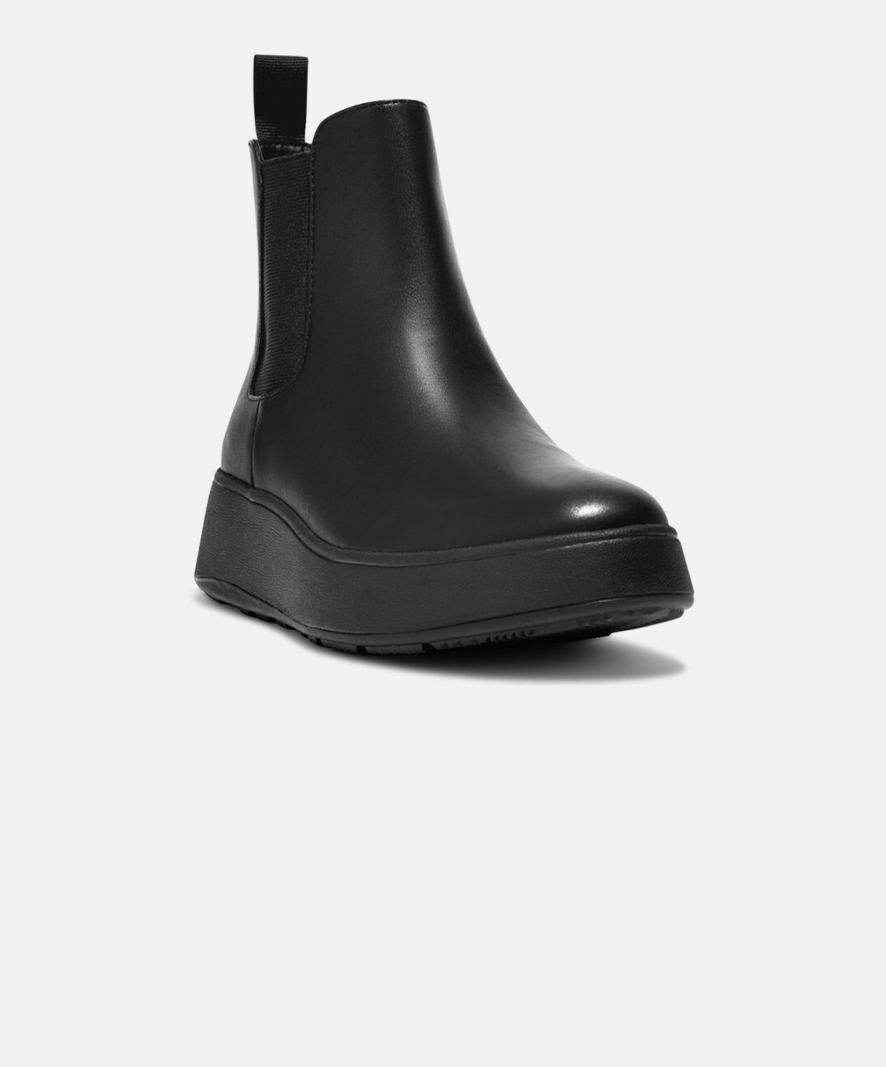 FitFlop F-mode Leather Flatform Chelsea Boots Black - PRODUCT SELECTION - FitFlop Chelsea Boots - Black